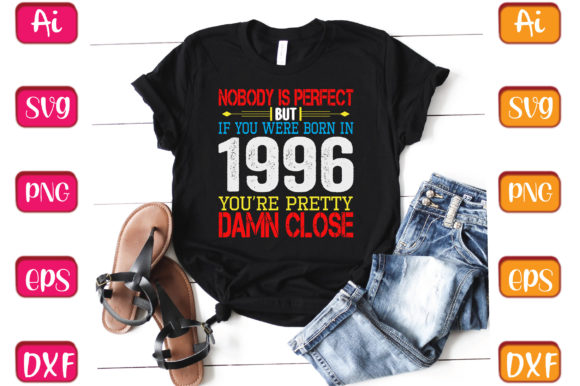 1996 Born: Graphics for T-Shirt Designs