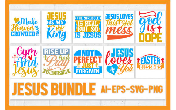 Faith SVG Bundle for Graphics & T-Shirt Designs