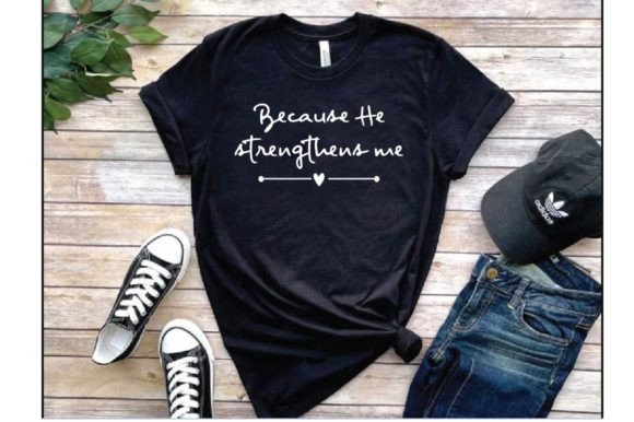 Reviewing Because He. Typography T Shirt Design