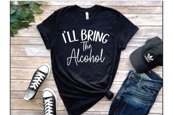 Reviewing I ll the Alcohol Typography T Shirt Design