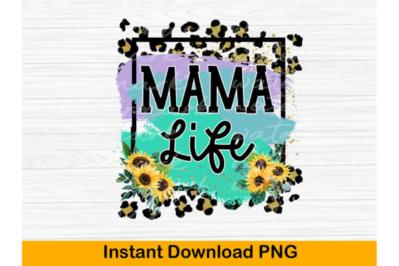 Sunflowers Mom Graphics for T-Shirt Designs